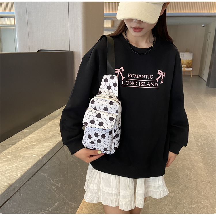 Women's Medium Nylon Ball Streetwear Square Zipper Fanny Pack display picture 22