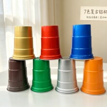 450ml 16oz铝杯 户外派对一次性铝杯 啤酒杯 冷饮杯