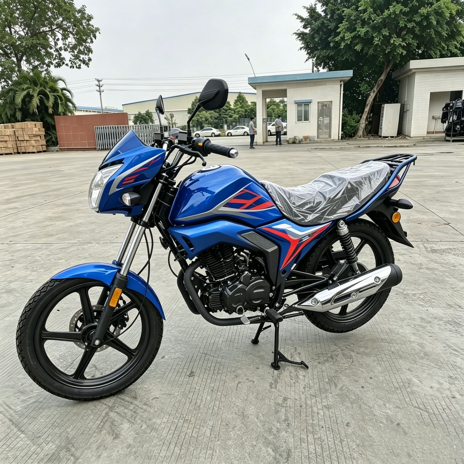 Two-Wheeled Fuel-Powered Motorcycles Are Easy to Operate and Have Strong Climbing Performance, Suitable for Short-Distance Travel in Rural Areas, Carrying People and Goods