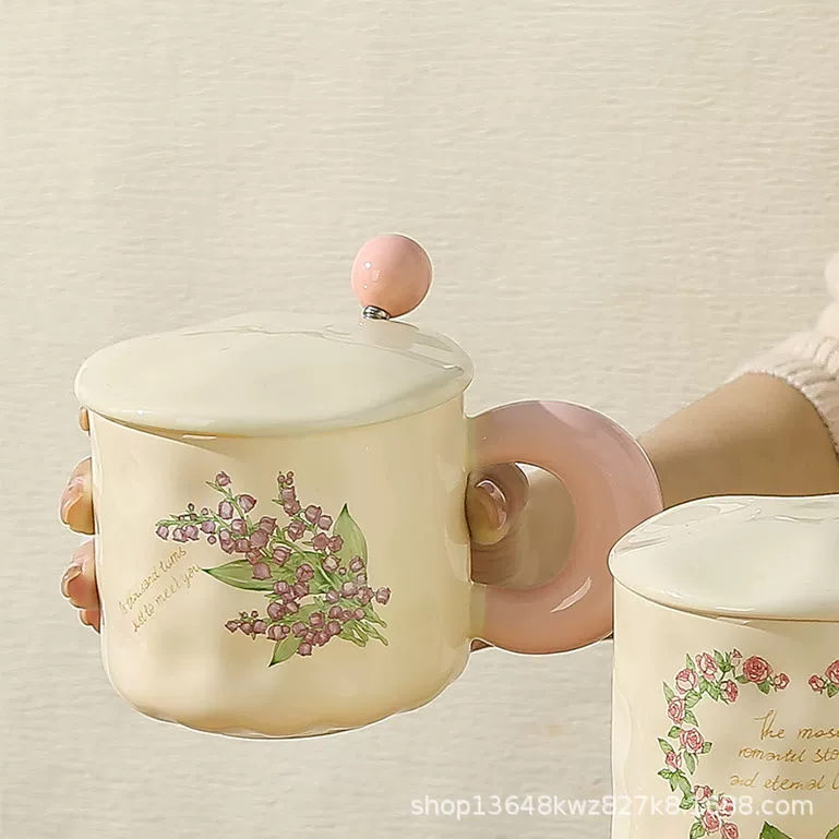 Подарочная чашка Goddess Gift New Tulip керамическая чашка высокого дизайна в подарочной коробке высококачественный подарок кружка сувенир