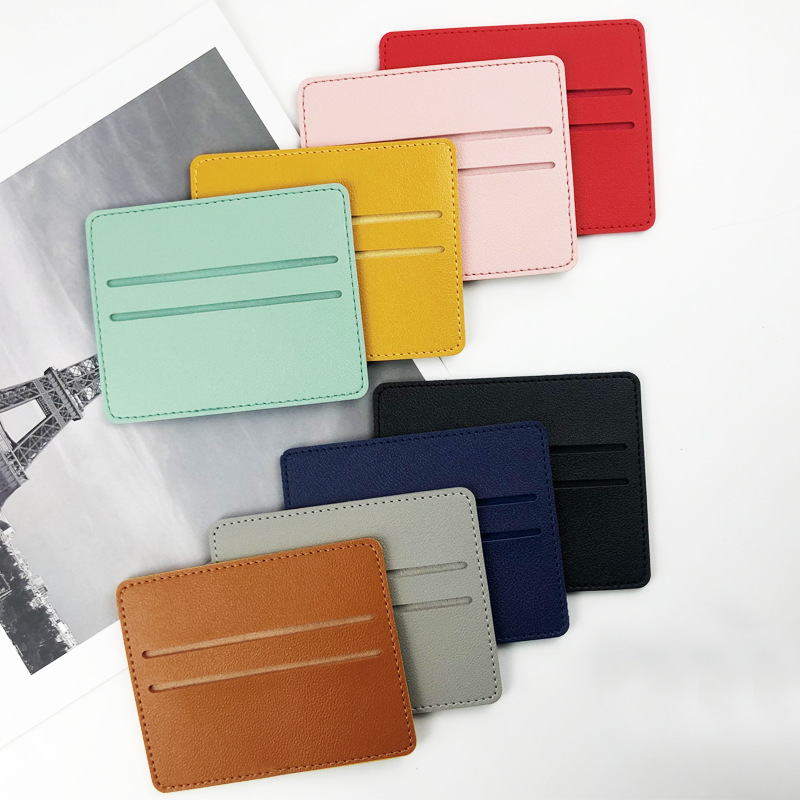 Spot Ultra-Thin Id Card Protective Cover Card Holder Women's Leather Card Holder Pu Leather Credit Card Multi-Card Slot Card Holder Wholesale Spot Ultra-Thin Id Card Protective Cover Card Holder Women's Leather Card Holder Pu Leather Credit Card Multi-Card Slot Card Holder Wholesale