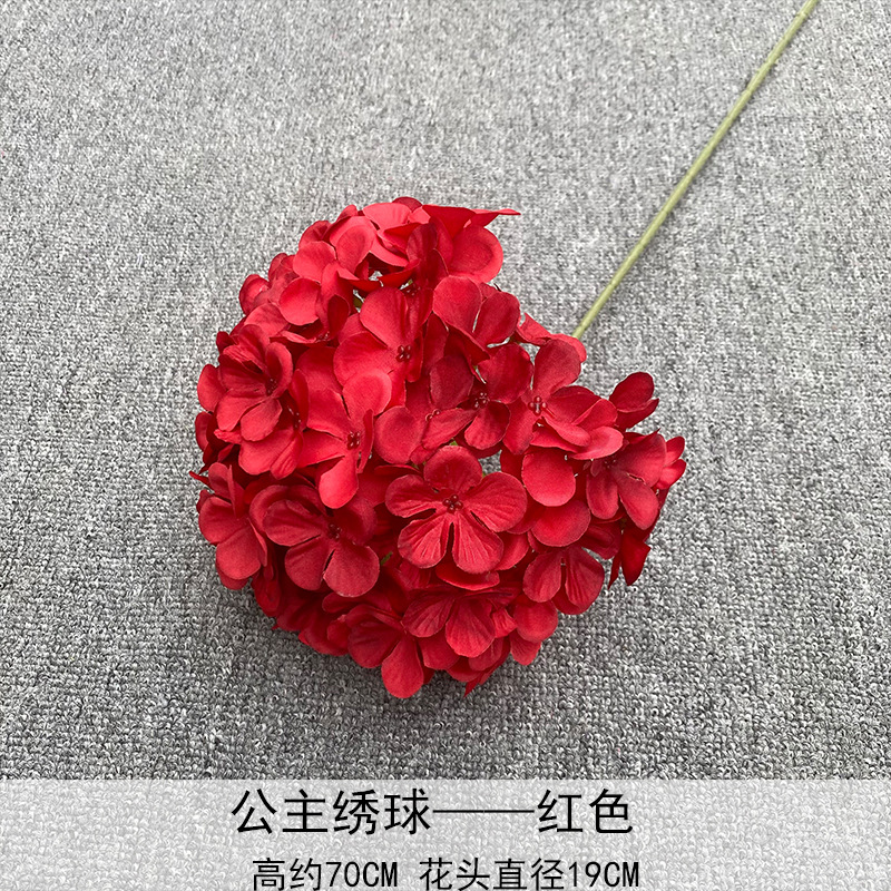 Hortensia princesa roja