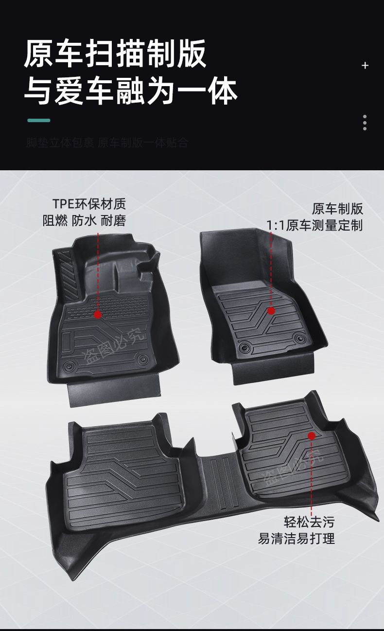 For Volkswagen New Jetta TPE Foot Mat New Santana Encircling Foot Mat Xinrui Jetta VA3 Xin