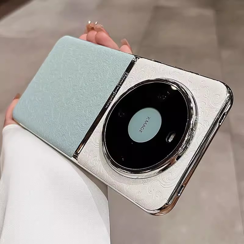 El patrón de cuero de sentido avanzado es adecuado para Huawei mate70pro business Mate60/70 nueva funda para teléfono móvil p60 moda P40