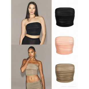 ��ƷSKIMS MILKY SHEER CROPPED TUBE TOPĨ���ް��������±���
