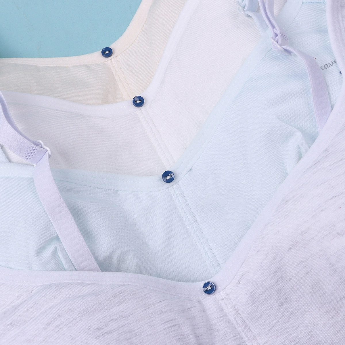 Underwear for students, wireless bra, cotton vest
