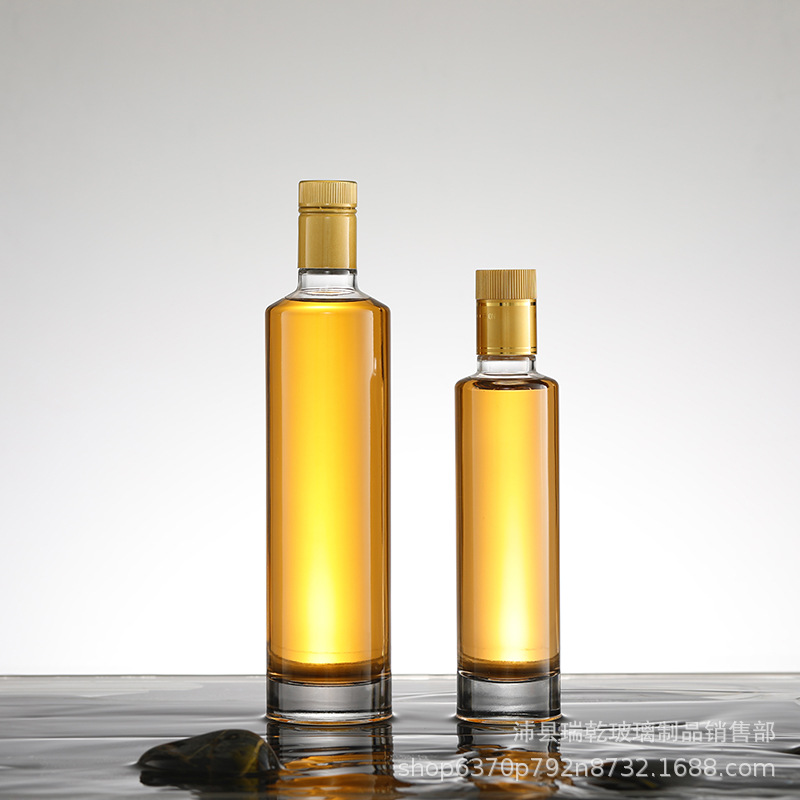 批发100ml250ml500ml加厚玻璃油瓶香油瓶 山茶油核桃油橄榄油空瓶