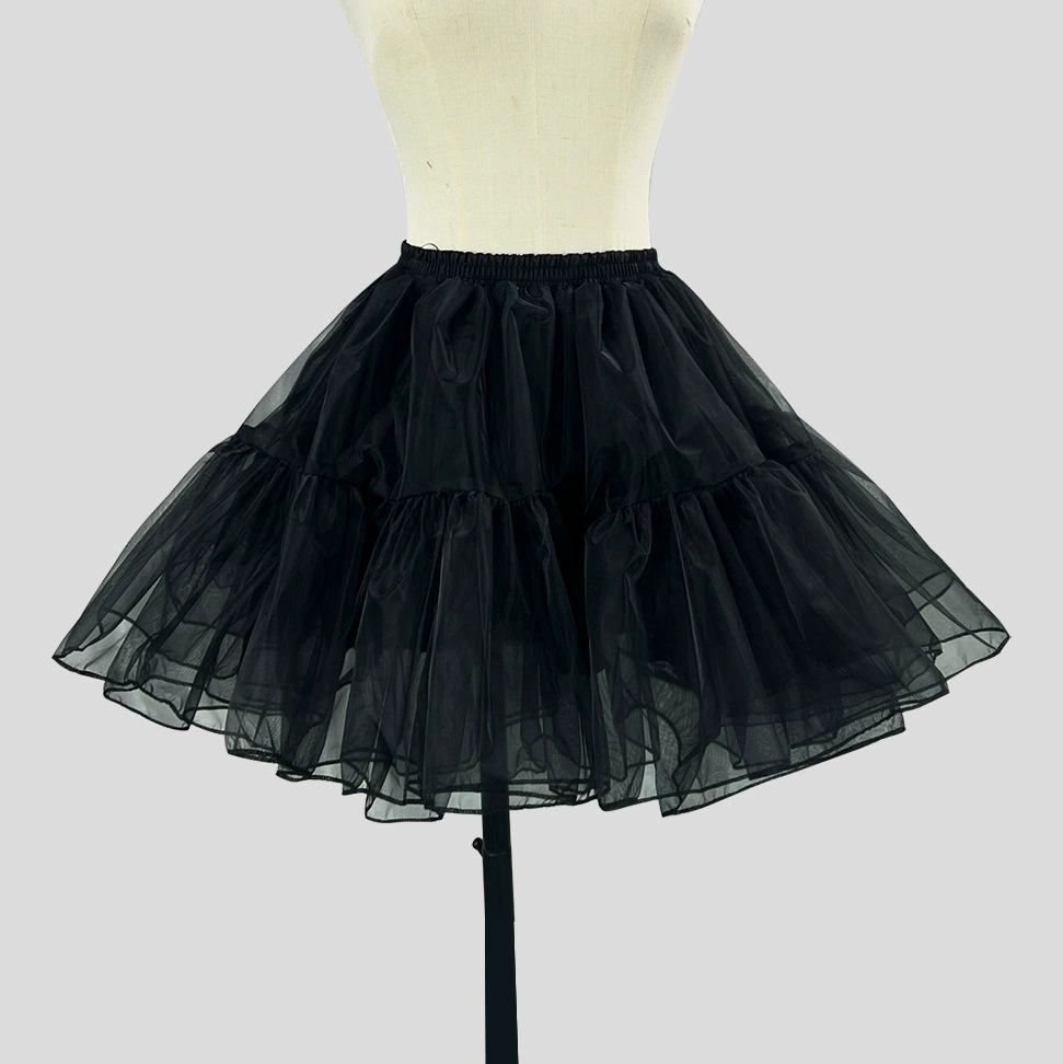 Cosplay boneless skirt support soft gauze skirt