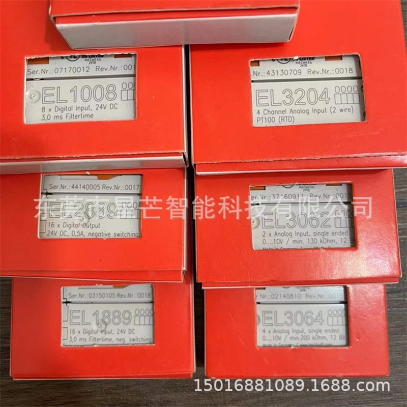 倍福EL9186模块EtherCAT端子德国BECKHOFF模块EL9195全新原装现货