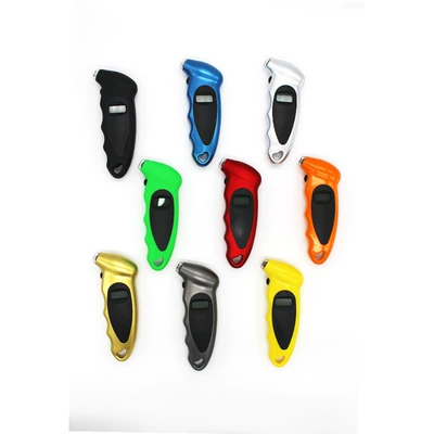 Display Tire Pressure Gauge Car Tire: Air pressure gauge/tire pressure gauge - lemon-yellow