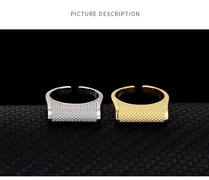 Fashion Geometric Sterling Silver Plating Rings 1 Piece