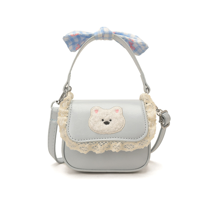 Dulce y lindo arco bolso de niña de encaje mini mochila 2026 nuevo bolso para niños
