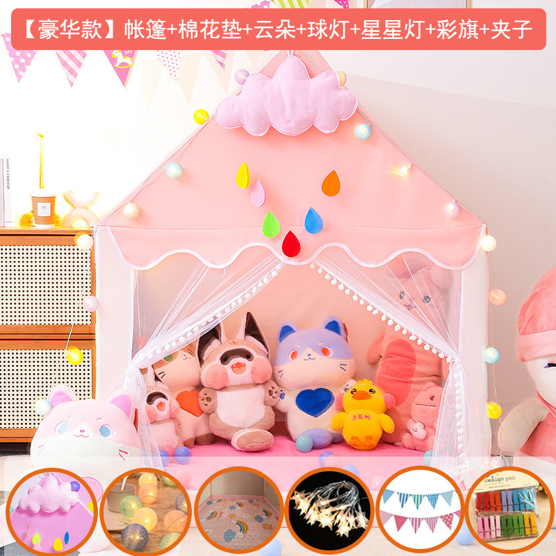 Tienda de los niños de interior juego de las niñas Casa de juguete niño bebé pequeña casa dormir artefacto sueño princesa casa