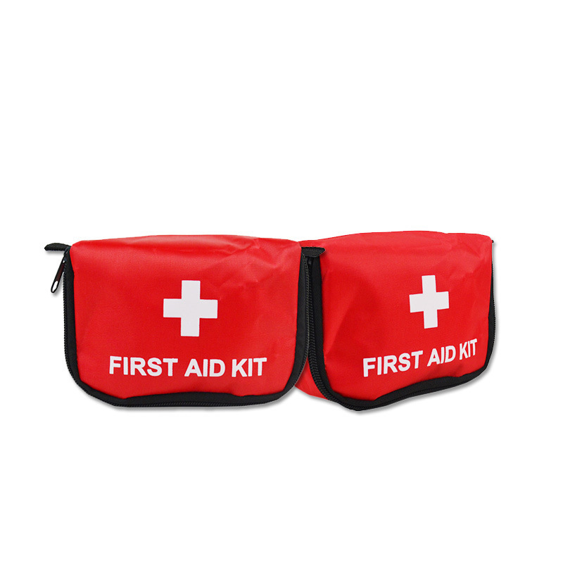 Botiquín de primeros auxilios portátil para coche, kit de emergencia para exteriores, kit médico pequeño de tela Oxford para protección del hogar, venta al por mayor