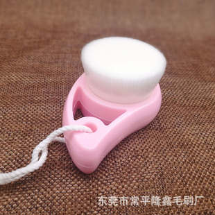 Factory Direct Comma Soft Hair Facial Brush Manual Cleansing Brush Portable Blackhead Brush Pore Cleaning Brush