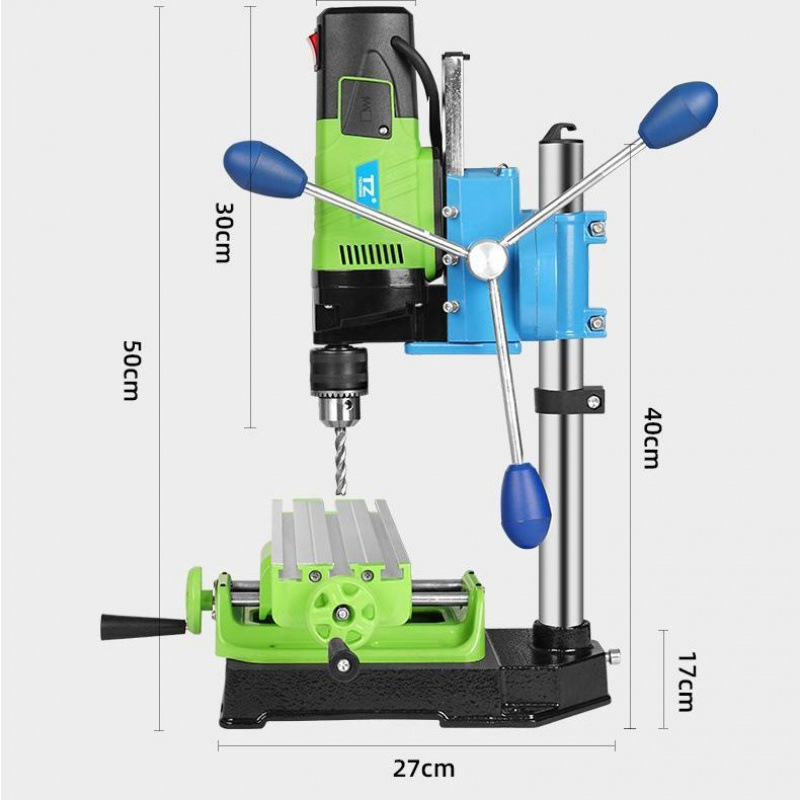 精密工业级台钻小型家用工作台台转钻床台钻电钻自动打孔钻孔机