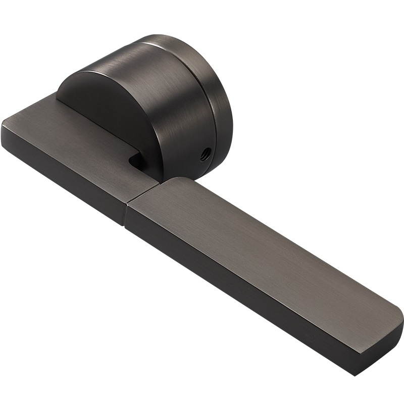 Aleación de aluminio cerradura de la puerta Hogar Universal manija de la puerta manija cerradura puerta de madera dormitorio habitación interior cerradura de la puerta