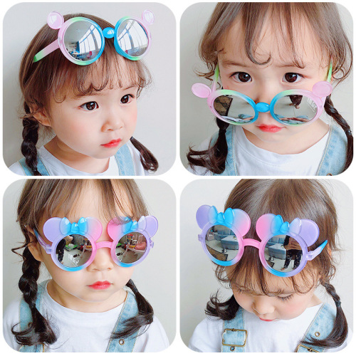 Children's sunglasses girls cute cartoon kids sunglasses boys trendy baby sunglasses sun visor manufacturer wholesale