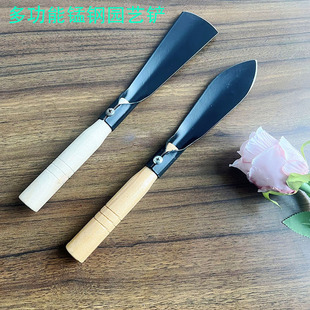 Vegetable Planter Artifact Manganese Steel Small Shovel Planter Flower Flower Planter Vegetable Tool Digging Wild Vegetable Flower Herb and Flower Soil Digging Shovel Shovel