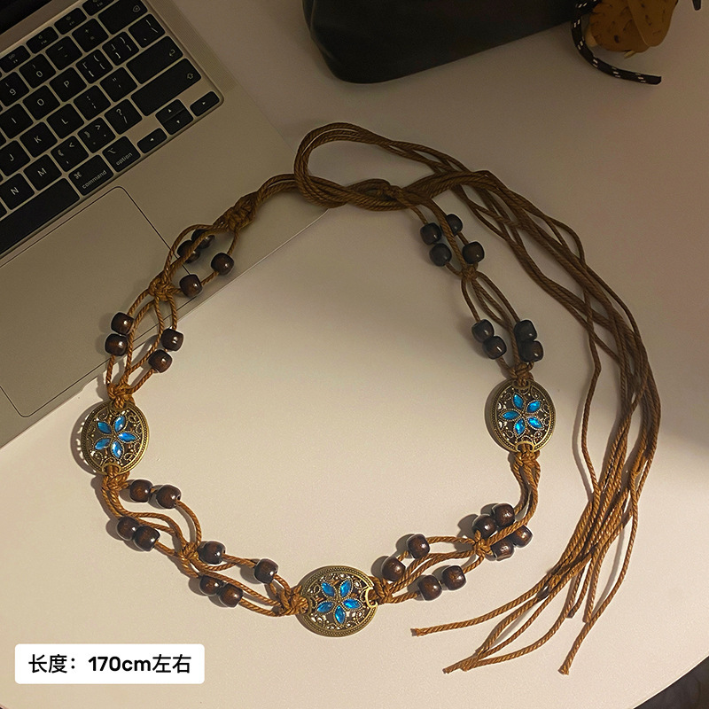 波西米亚复古腰带女新款感配裙子百搭腰链小众设计感配饰|undefined