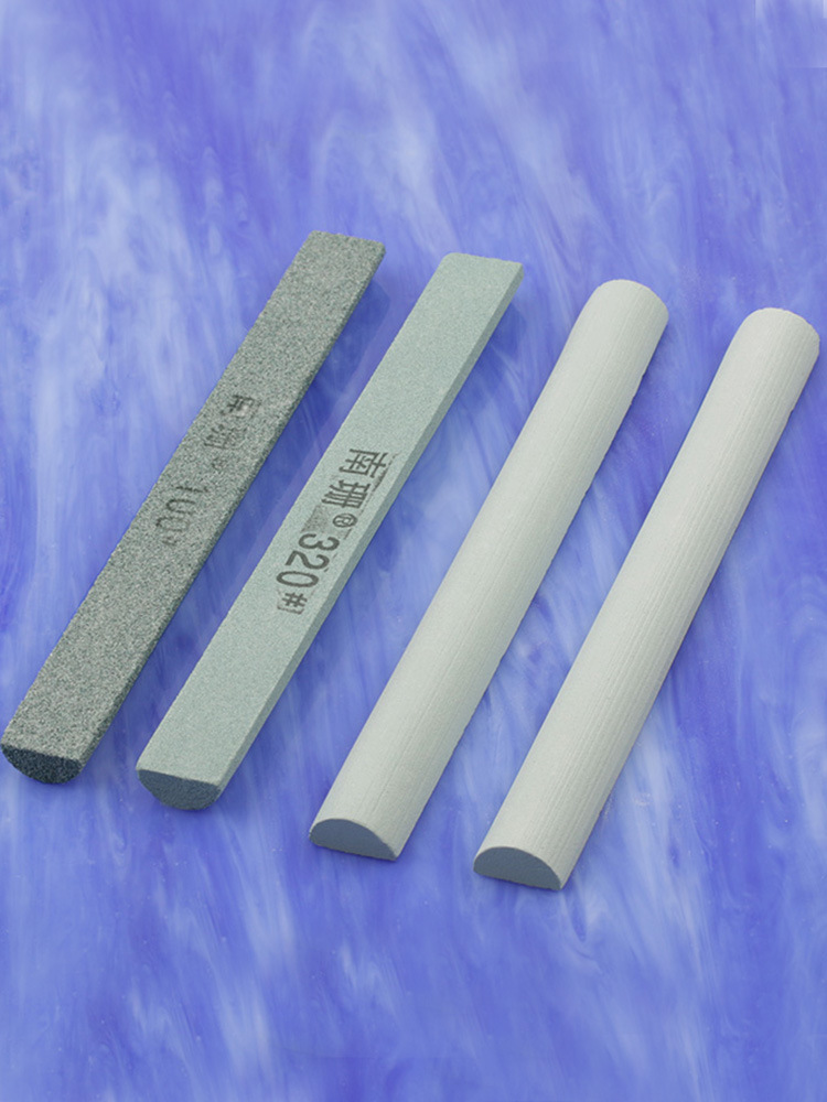 南珊半圆油石条16*150mm圆弧形纱条240#320#400#打磨抛光磨刀石