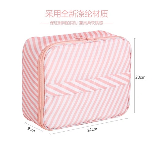 Cosmetic bag women's portable waterproof large-capacity toiletry bag travel cosmetics storage bag skin care cosmetics bag