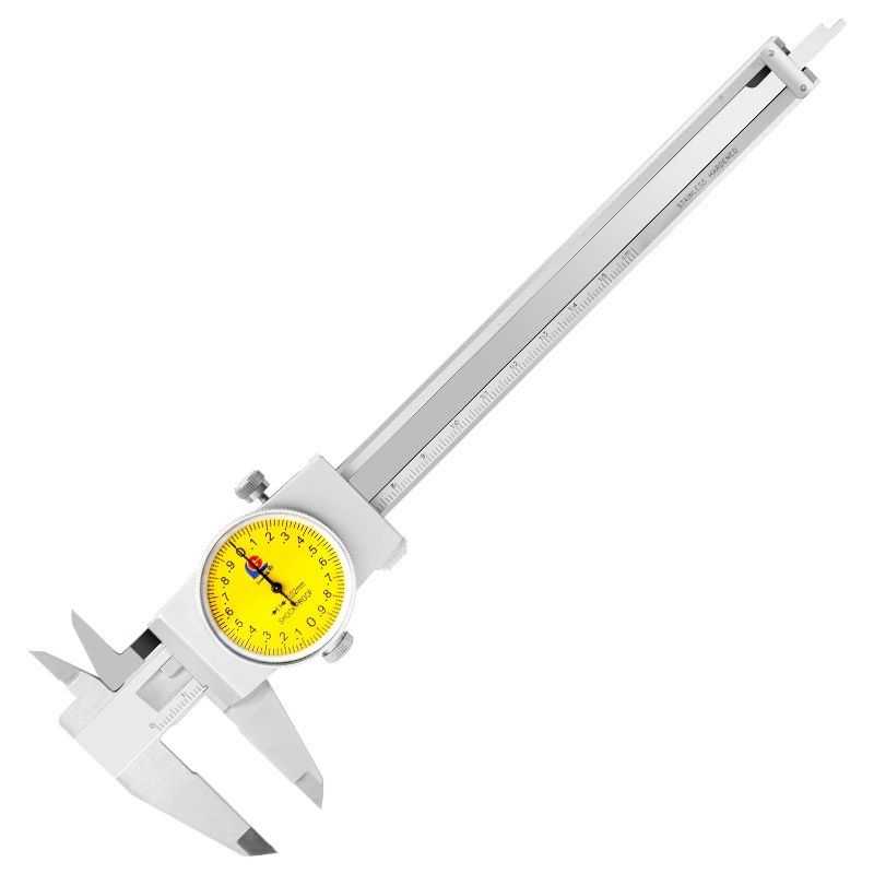 GuangLu High Precision Shockproof Stainless Steel Dial Caliper, 300mm, Multiple Specifications