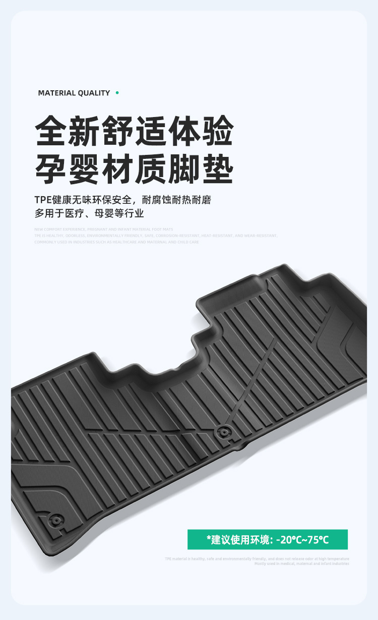 Suitable for 26 models of AION i60 car floor mats, special car-specific TPE floor mats and trunk mats