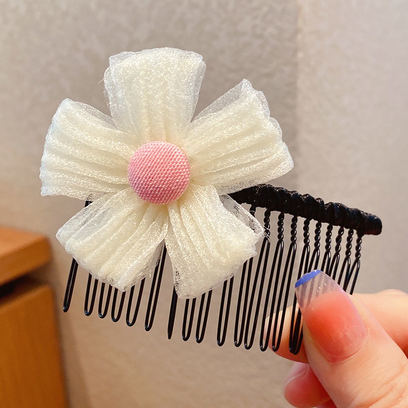Niños artefactos de cabello rotos niñas arco de mariposa peinado de cabello rotos niñas franges de acabado de pinzas de cabello detrás de la cabeza peinado tarjeta de cabello