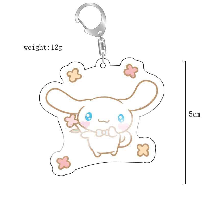 Transfronterizo nuevo animado 2D perímetro Sanliou Hello lindo gato Colomia acrílico llavero image 21