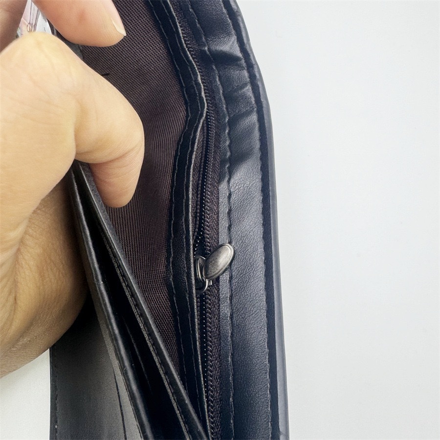 Νέο Ανδρικό Πορτοφόλι Κοντό Πορτοφόλι με Πολλαπλές Θέσεις Κάρτας και Κέρματα, Ανδρικό Δερμάτινο Πορτοφόλι_voghion.com