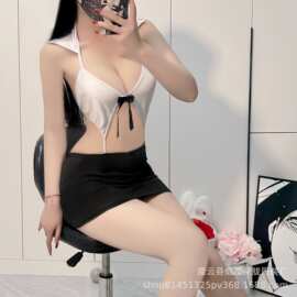 性感情趣内衣诱惑吊带睡衣女秘书制服床上方便挑逗免脱战袍包臀裙