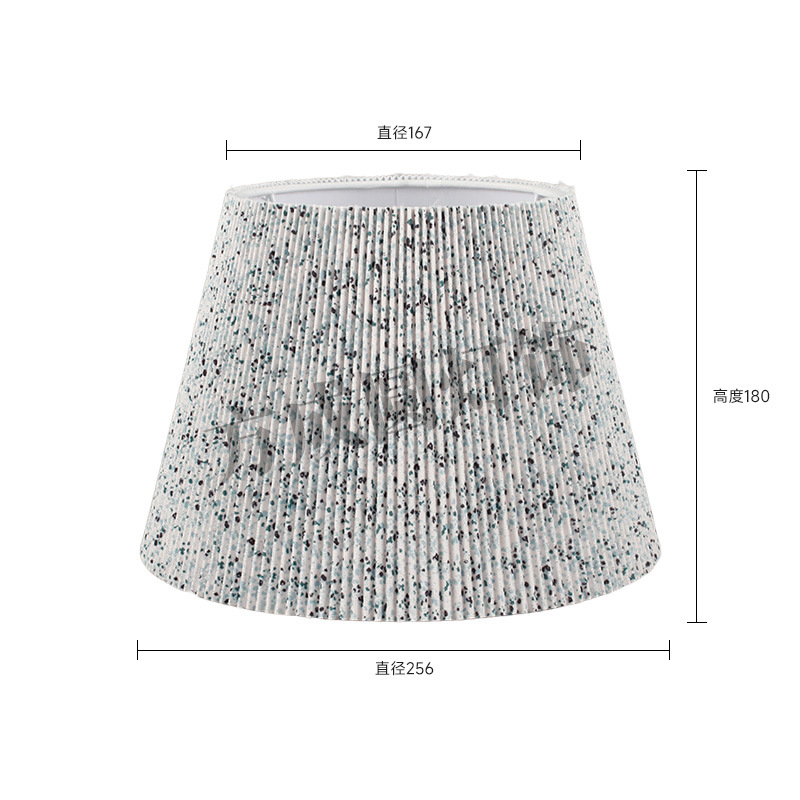 Pantalla de lámpara de parche plano plisado, pequeña lámpara de mesa de tela de dormitorio floral fresca, pantalla de lámpara, lámpara de pie de hotel, accesorios de carcasa de pantalla de lámpara