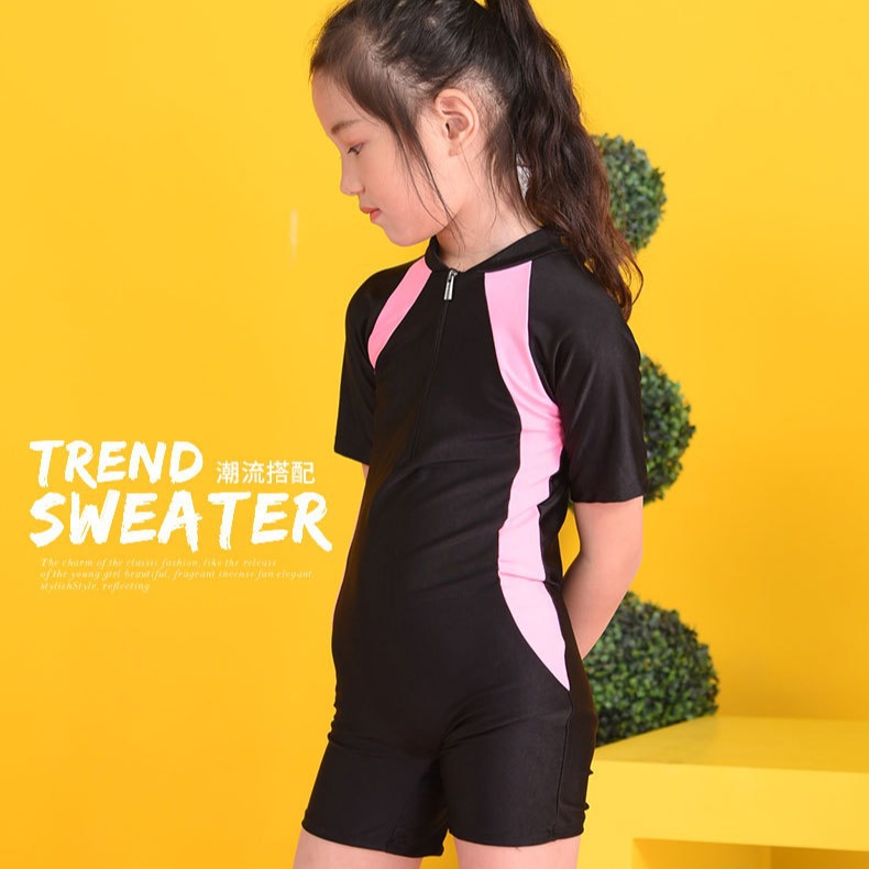 Traje de baño para niños gorro de natación bañador para niños y niñas traje de baño de una pieza