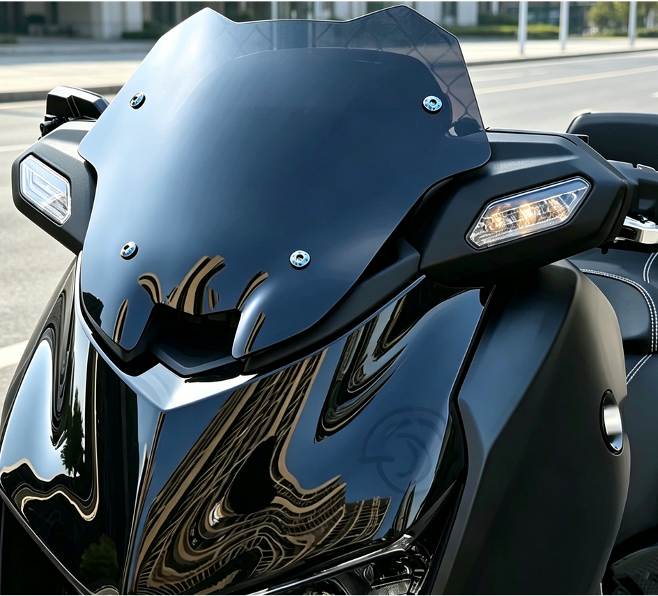 Suitable for Yamaha Xmax300 Front Windshield V3 Thai Version Modified Racing Windshield Model 25-26