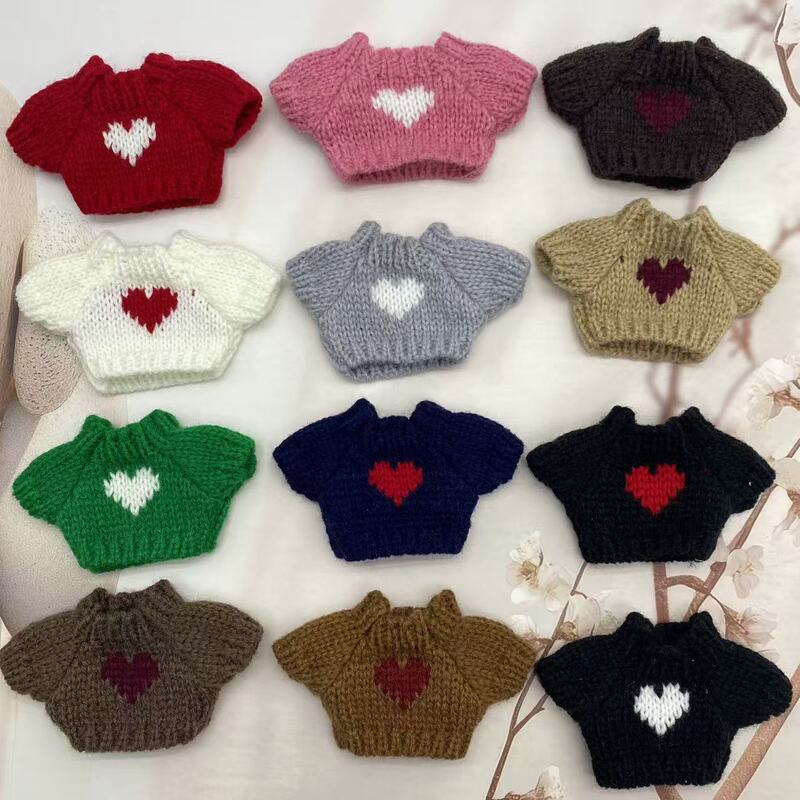 Doll Labubu Sweater 10- 15cm Cotton Doll Clothes West Highland Sherry Rose Dog Costume