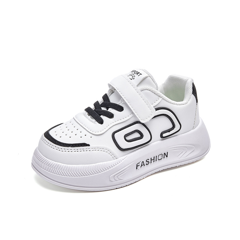 2026 nuevos zapatos blancos para niños comercio exterior zapatos deportivos para niños con suela suave zapatos de skate casuales para niños zapatos de estudiantes