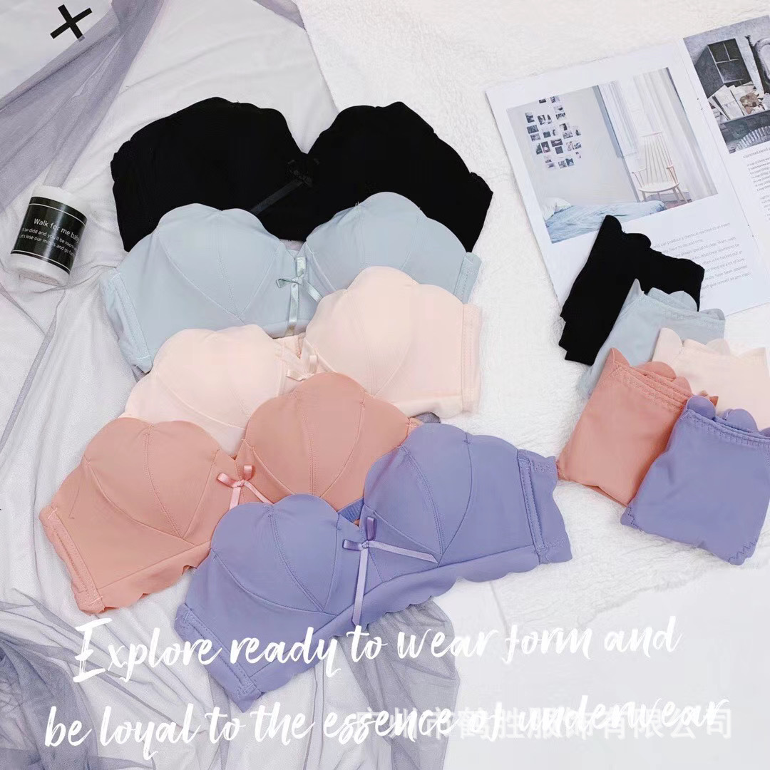 Venta directa de fábrica comercio electrónico transfronterizo Sudeste de Asia Vietnam Tailandia damas sin costuras sujetador de recogida lateral cómodo