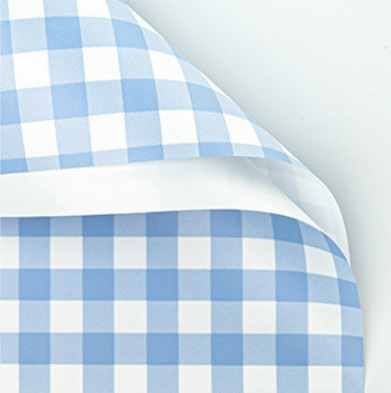 Papel de regalo de flores a prueba de agua Papel ouya retro fresco Plaid bouquet papel de embalaje floral verano Plaid papel de regalo