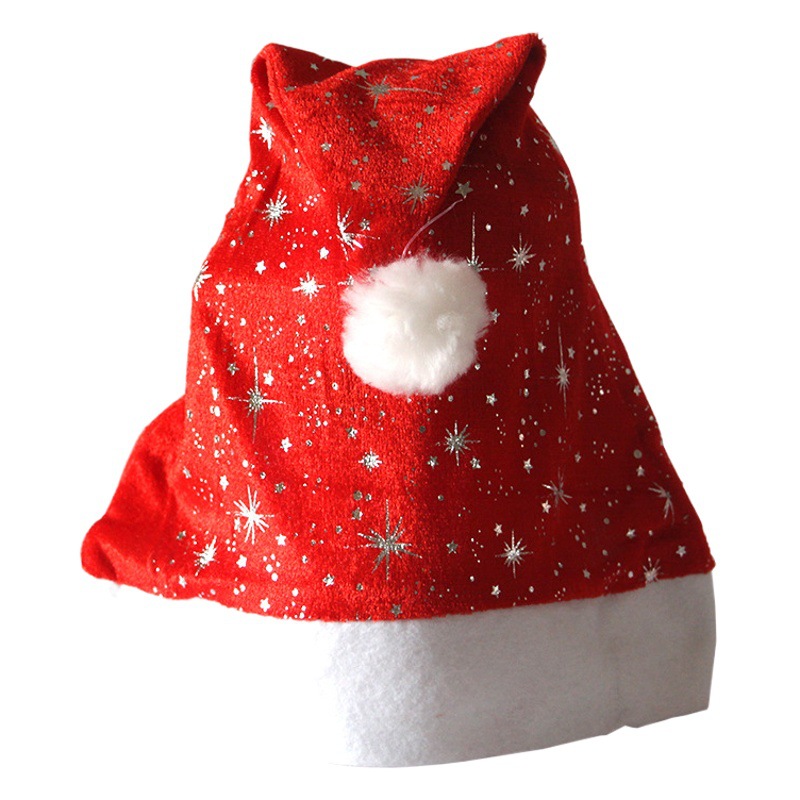 Navidad sombrero decoraciones adulto Santa Claus sombrero rojo niños Navidad sombrero Navidad decoraciones regalos
