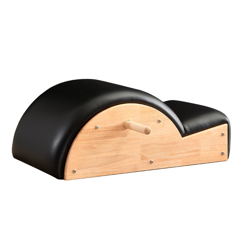 Pilates equipo de corrección de la columna vertebral de madera maciza hombro cervical flexión lateral yoga lumbar calmante dispositivo de rehabilitación cama central