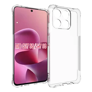 适用Moto G37 5G/G47 5G气囊防摔两边磨砂内点纹1.5MM厚TPU手机套