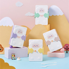 New Product Cartoon Divided Rice Bowl Creative Plastic Covered Portable Student Bento Box Can Be Used In Microwave Baby Food Container