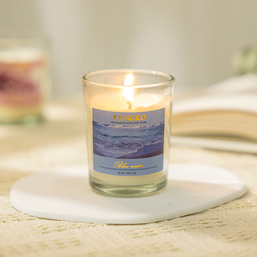 50g Candles Cup Aromatherapy Candle Soy Wax Home Use Smokeless Candle Essential Oil Candle Gift Set Aromatherapy Gift Box