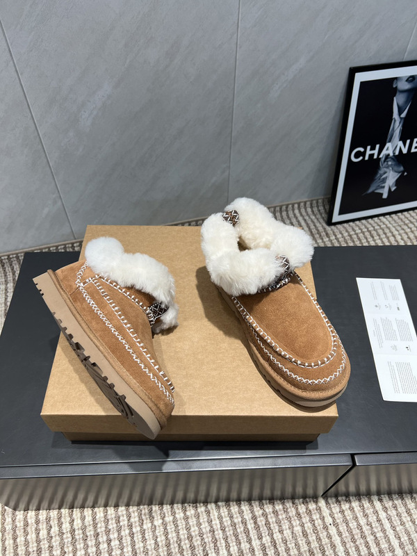 广州高品质~阿尔派皮毛一体雪地靴25冬新款保暖厚底套脚中筒女靴|undefined