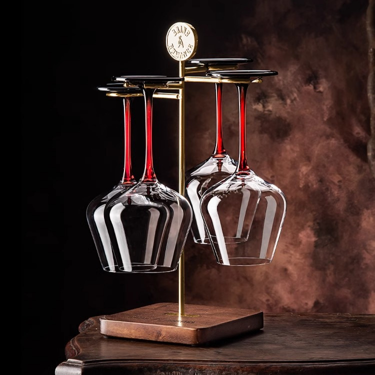 European-Style Household Red Wine Glass, High-End Set, Decanter, Glass Cup, Wine Cabinet, Accessible Luxury High-End Ornament Goblet