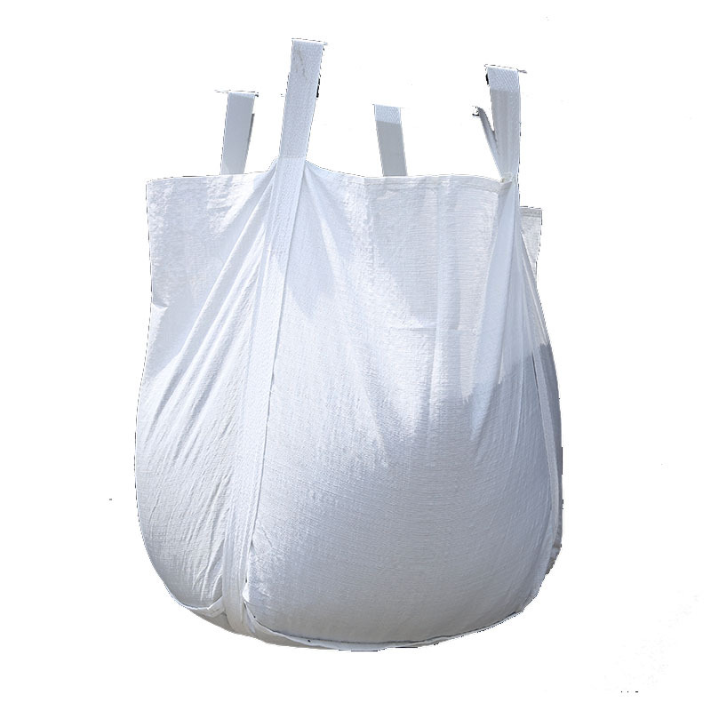 出口吨袋1.5吨四吊环白色新料吨袋托底新料现货2吨外贸吨包袋