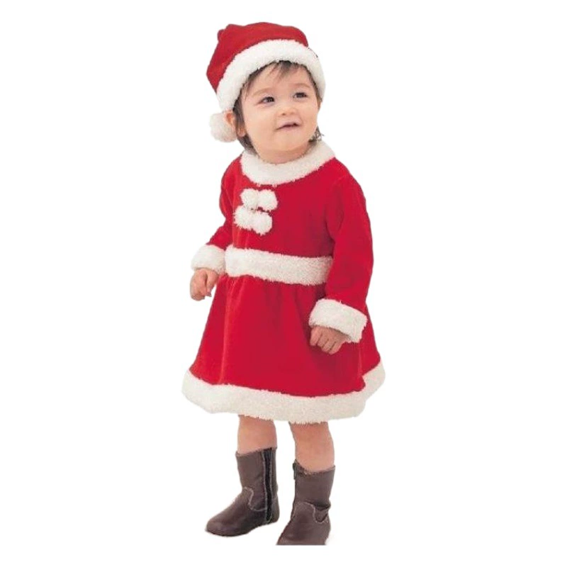 Трансграничная 2019 новая детская Рождественская одежда Европейская и американская одежда Санта-Клауса производители одежды для рождественских выступлений для мальчиков и девочек