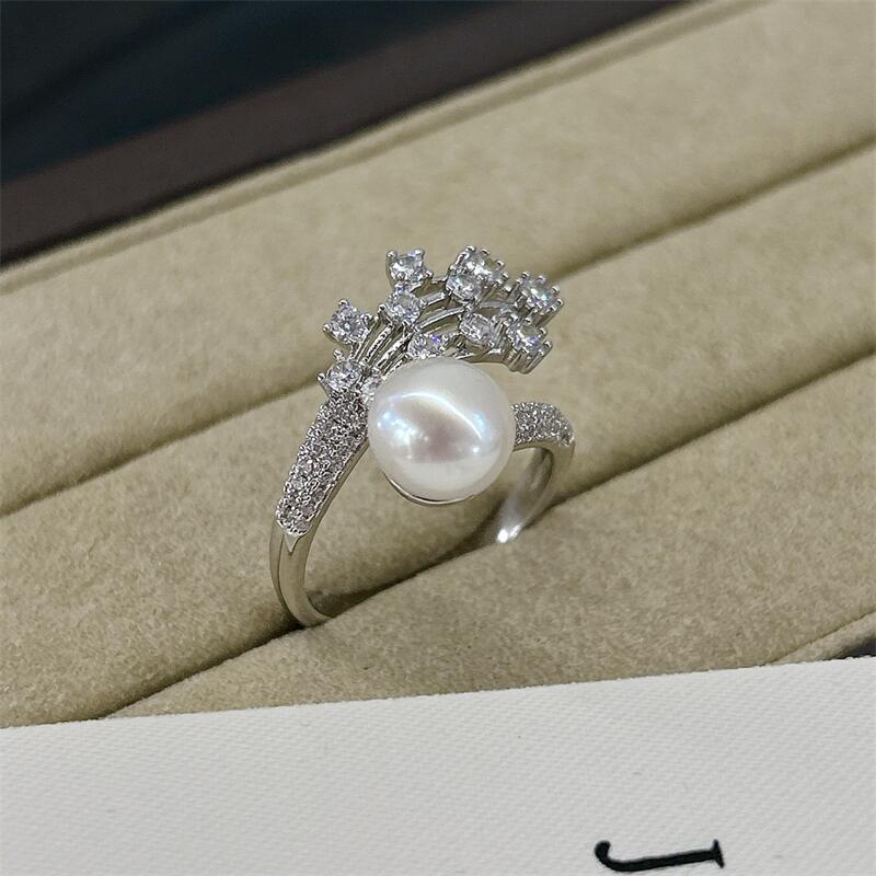 Banquet, Daily Occasion Freshwater Pearl Flower Rings Freshwater Pearl Rings