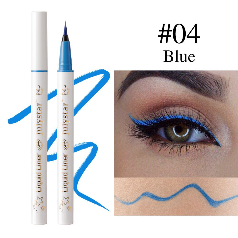 Julystar Non-smudging Long-lasting Waterproof Eyeliner Pen 6-piece set, eye makeup pen wholesale for the under-eye range undefined